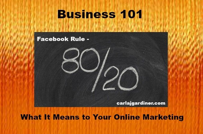 Business 101 – 80/20 Rule What it Means for Your Online Marketing