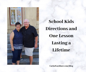 School Kids Directions and One Lesson Lasting a Lifetime